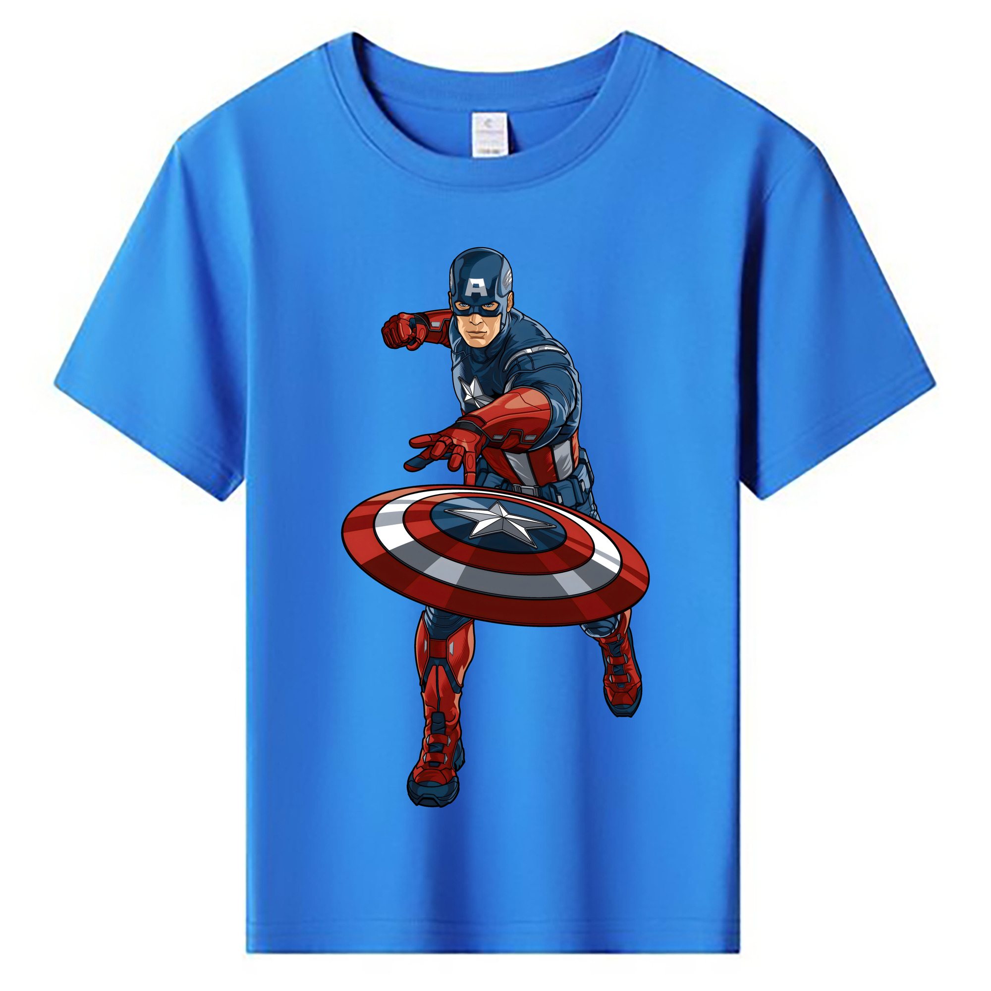 （画像用） アベンジャーズ The Avengers 綿100％キッズTシャツ（フロントプリント）